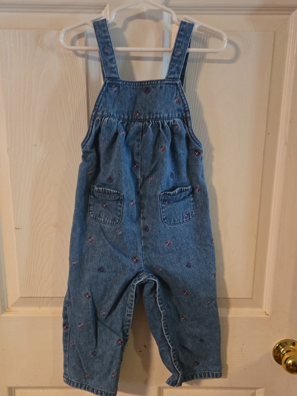Gymboree Denim Embroidered Overalls